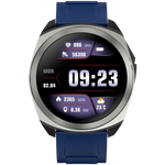 CANYON Maverick SW-83 GPS viedpulkstenis 1.32" IPS, IP68, sudraba/zils