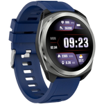 CANYON Maverick SW-83 GPS viedpulkstenis 1.32" IPS, IP68, sudraba/zils