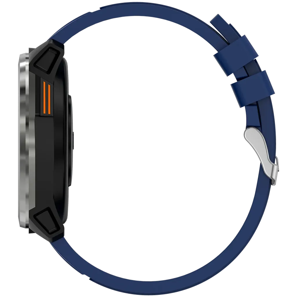 CANYON Maverick SW-83 GPS viedpulkstenis 1.32" IPS, IP68, sudraba/zils