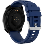 CANYON Maverick SW-83 GPS viedpulkstenis 1.32" IPS, IP68, sudraba/zils