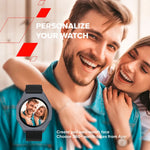 CANYON Otto SW-86 viedpulkstenis 1.3" LTPS, IP68, melns