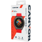 CANYON Otto SW-86 viedpulkstenis 1.3" LTPS, IP68, sarkans