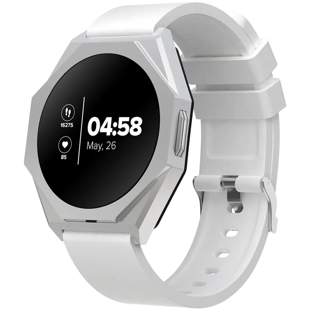 CANYON Otto SW-86 viedpulkstenis 1.3" LTPS, IP68, sudraba