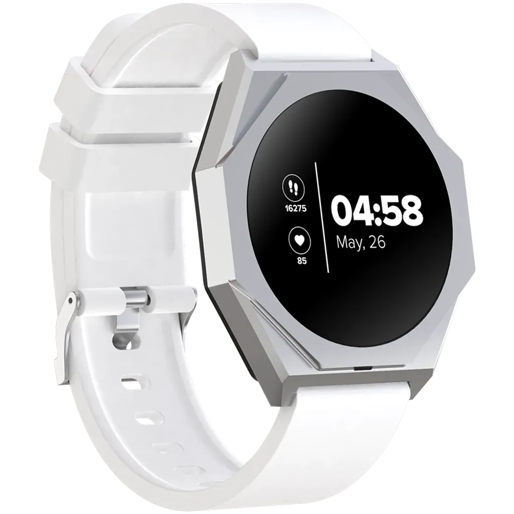 CANYON Otto SW-86 viedpulkstenis 1.3" LTPS, IP68, sudraba