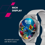 CANYON Hexagon SW-88 viedpulkstenis 1.43" AMOLED, BT zvani, IP67, melns