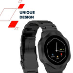 CANYON Hexagon SW-88 viedpulkstenis 1.43" AMOLED, BT zvani, IP67, melns