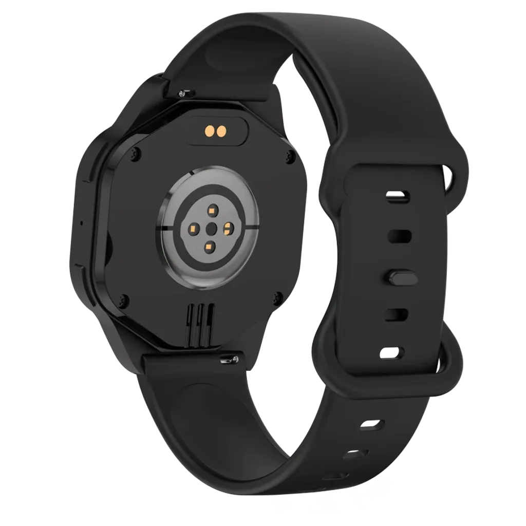 CANYON Hexagon SW-88 viedpulkstenis 1.43" AMOLED, BT zvani, IP67, melns