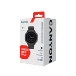 CANYON Hexagon SW-88 viedpulkstenis 1.43" AMOLED, BT zvani, IP67, melns