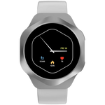 CANYON Hexagon SW-88 viedpulkstenis 1.43" AMOLED, BT zvani, IP67, sudraba