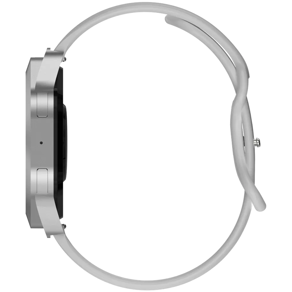 CANYON Hexagon SW-88 viedpulkstenis 1.43" AMOLED, BT zvani, IP67, sudraba