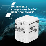 CANYON OnTour 70 universāls GaN III ceļojumu adapteris 70W, EU/UK/US/AUS