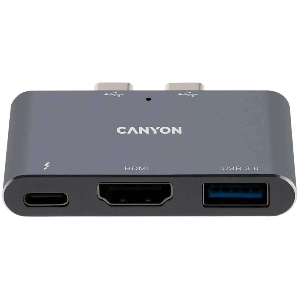 CANYON DS-1 3-in-1 Thunderbolt 3 dokstacija, HDMI, USB 3.0, 100W PD
