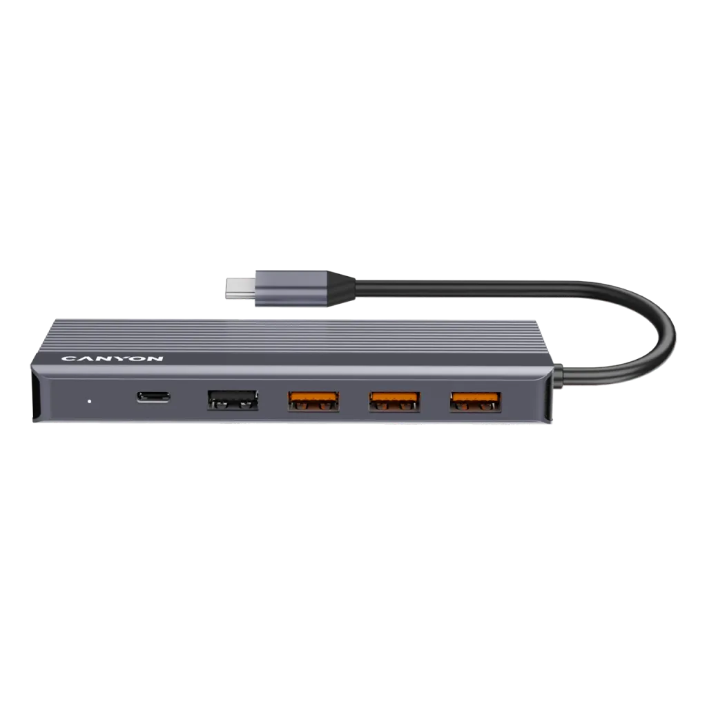 CANYON DS-16 USB-C 13 portu HUB, 100W PD, 2×HDMI 4K 60 Hz, DP