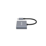 CANYON DS-3 3-portu USB-C HUB, 2×USB-A + USB-C, 10Gbit/s, pelēks