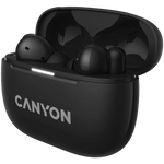 CANYON OnGo 10 ANC TWS bezvadu austiņas, Bluetooth 5.3, melnas
