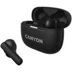 CANYON OnGo 10 ANC TWS bezvadu austiņas, Bluetooth 5.3, melnas