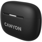 CANYON OnGo 10 ANC TWS bezvadu austiņas, Bluetooth 5.3, melnas