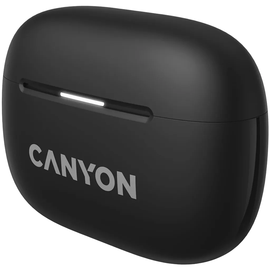 CANYON OnGo 10 ANC TWS bezvadu austiņas, Bluetooth 5.3, melnas