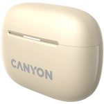 CANYON OnGo 10 ANC TWS bezvadu austiņas, Bluetooth 5.3, bēšas