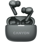 CANYON OnGo 10 ANC TWS bezvadu austiņas, Bluetooth 5.3, tumši