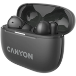 CANYON OnGo 10 ANC TWS bezvadu austiņas, Bluetooth 5.3, tumši