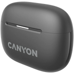 CANYON OnGo 10 ANC TWS bezvadu austiņas, Bluetooth 5.3, tumši