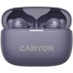 CANYON OnGo 10 ANC TWS bezvadu austiņas, Bluetooth 5.3, violetas