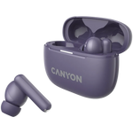 CANYON OnGo 10 ANC TWS bezvadu austiņas, Bluetooth 5.3, violetas
