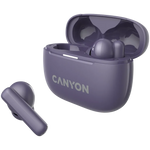 CANYON OnGo 10 ANC TWS bezvadu austiņas, Bluetooth 5.3, violetas