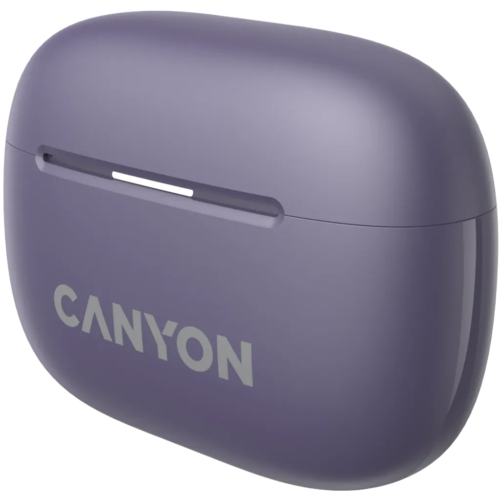 CANYON OnGo 10 ANC TWS bezvadu austiņas, Bluetooth 5.3, violetas