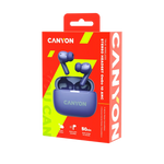 CANYON OnGo 10 ANC TWS bezvadu austiņas, Bluetooth 5.3, violetas