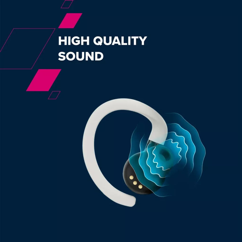 CANYON austiņas OnRun 11 Sport bezvadu uzlāde balts