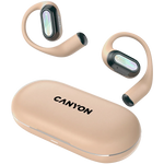 CANYON OnFlow 12 atvērtā tipa TWS austiņas, Bluetooth 5.4, 50 h, bēšas