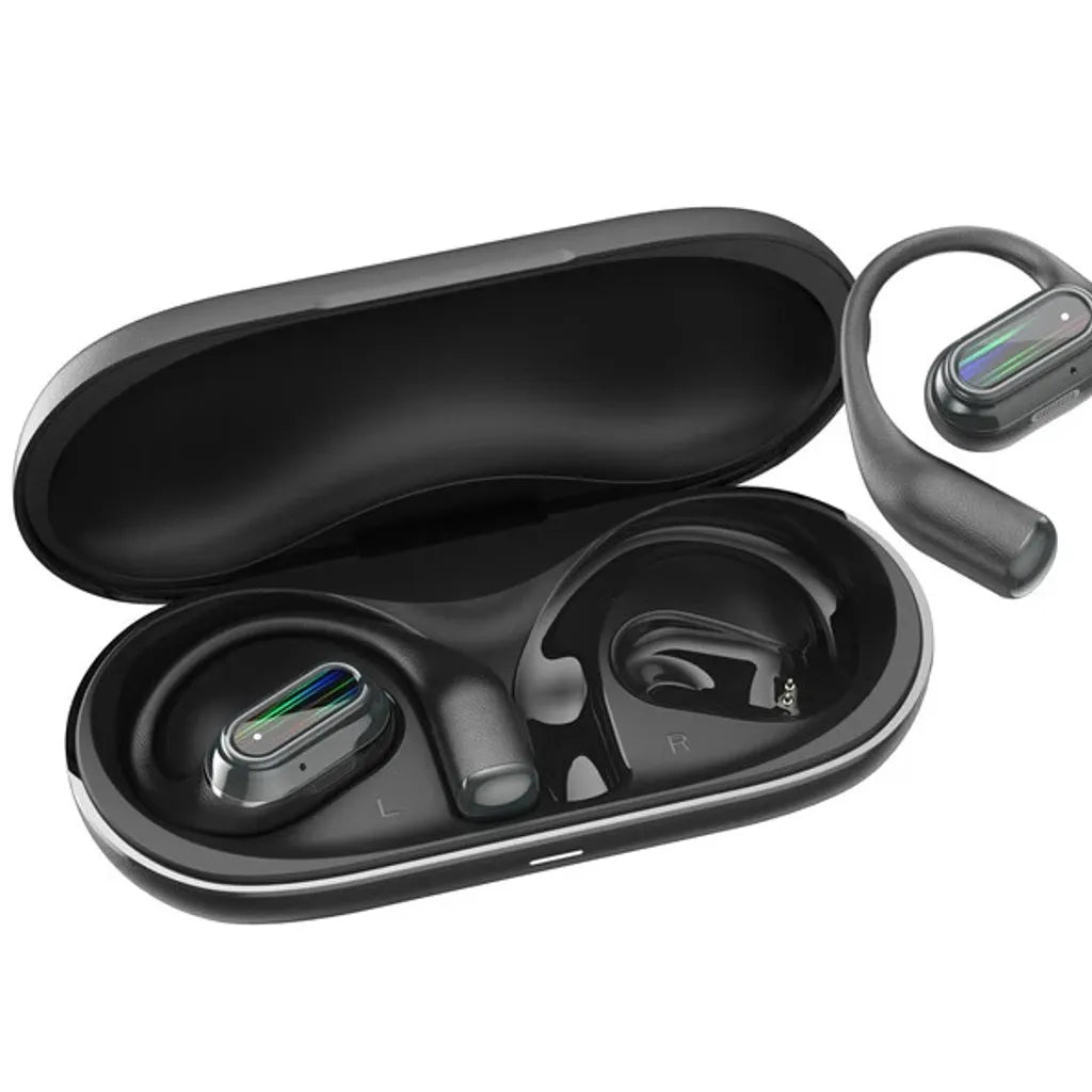 CANYON OnFlow 12 atvērtā tipa TWS austiņas, Bluetooth 5.4, 50 h, melnas