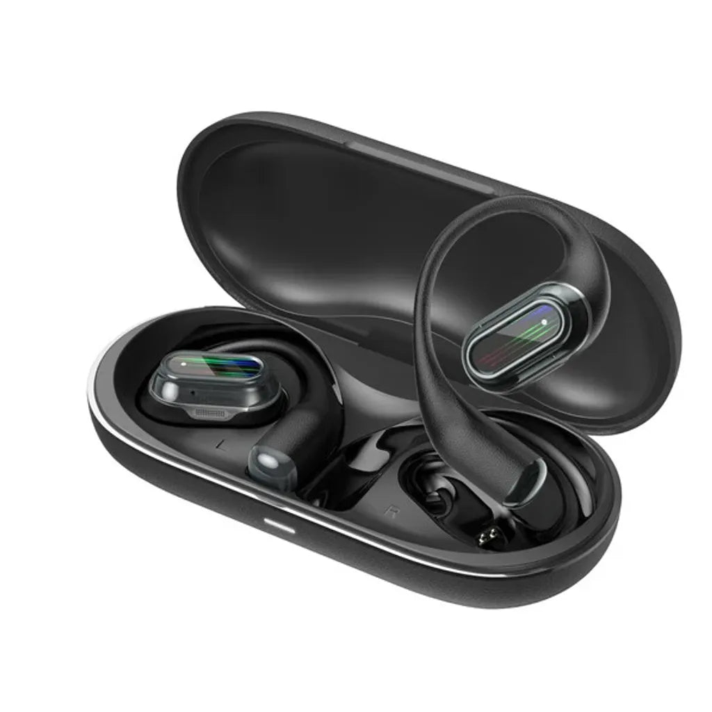 CANYON OnFlow 12 atvērtā tipa TWS austiņas, Bluetooth 5.4, 50 h, melnas