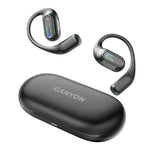 CANYON OnFlow 12 atvērtā tipa TWS austiņas, Bluetooth 5.4, 50 h, melnas