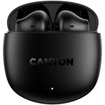 CANYON OnGo 13 TWS bezvadu austiņas, Bluetooth 5.4, 30 h, melnas