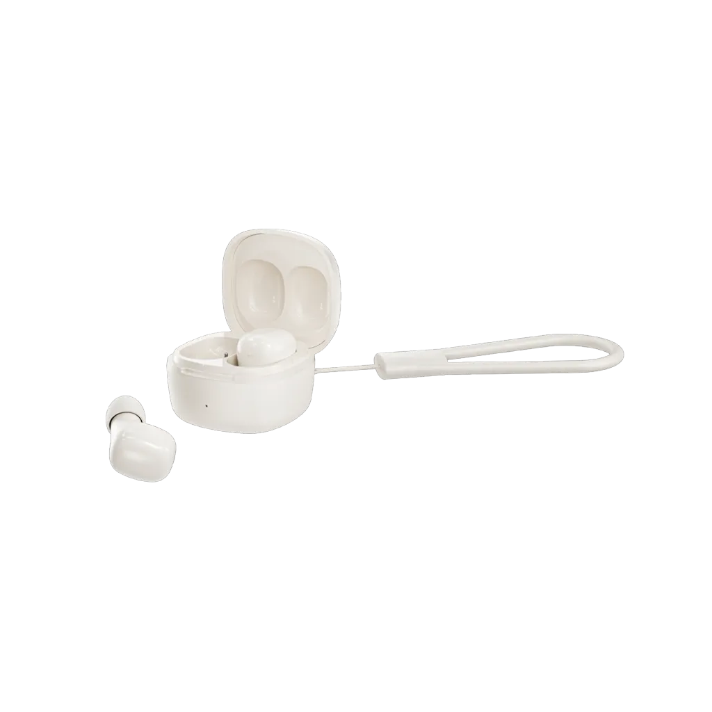 CANYON OnGo 4 Mini TWS bezvadu austiņas, Bluetooth 5.3, bēšas