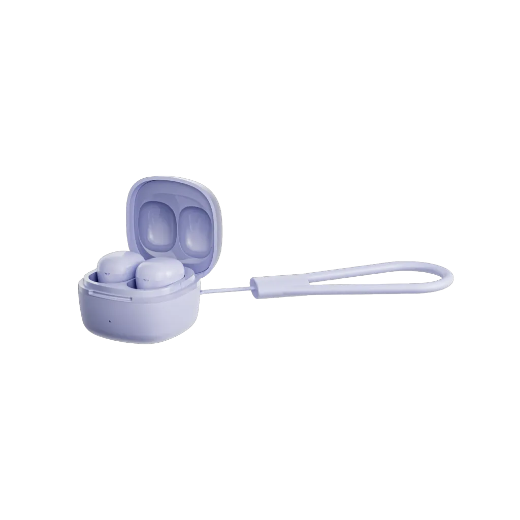 CANYON OnGo 4 Mini TWS bezvadu austiņas, Bluetooth 5.3, violetas