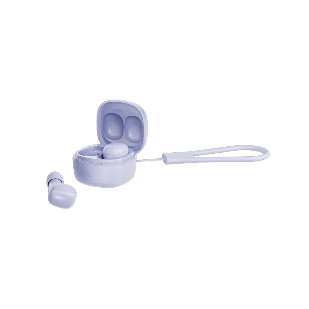 CANYON OnGo 4 Mini TWS bezvadu austiņas, Bluetooth 5.3, violetas
