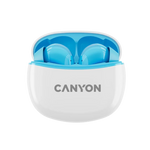 CANYON OnGo 10 ANC TWS bezvadu austiņas, Bluetooth 5.3, 38 h, zilas