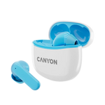 CANYON OnGo 10 ANC TWS bezvadu austiņas, Bluetooth 5.3, 38 h, zilas