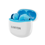 CANYON OnGo 10 ANC TWS bezvadu austiņas, Bluetooth 5.3, 38 h, zilas