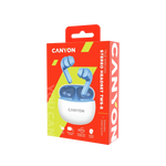 CANYON OnGo 10 ANC TWS bezvadu austiņas, Bluetooth 5.3, 38 h, zilas