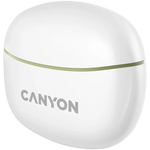 CANYON TWS-5 TWS bezvadu austiņas, Bluetooth 5.3, 38 h, zaļas