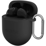 CANYON TWS-6 TWS bezvadu austiņas, Bluetooth 5.3, 21 h, melnas