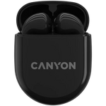 CANYON TWS-6 TWS bezvadu austiņas, Bluetooth 5.3, 21 h, melnas