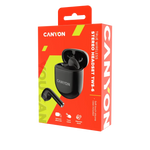 CANYON TWS-6 TWS bezvadu austiņas, Bluetooth 5.3, 21 h, melnas