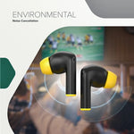 CANYON Hexagon 7 TWS bezvadu austiņas, ANC, Bluetooth 5.4, 27 h, baltas/bēšas