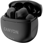 CANYON OnGo-8 TWS bezvadu austiņas, Bluetooth 5.3, ENC, 32 h, melnas